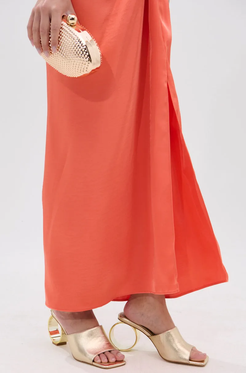 AZALEA WANG CORABELLE GOLD NOVELTY HEEL SANDAL sold by AKIRA product image thumbnail 3