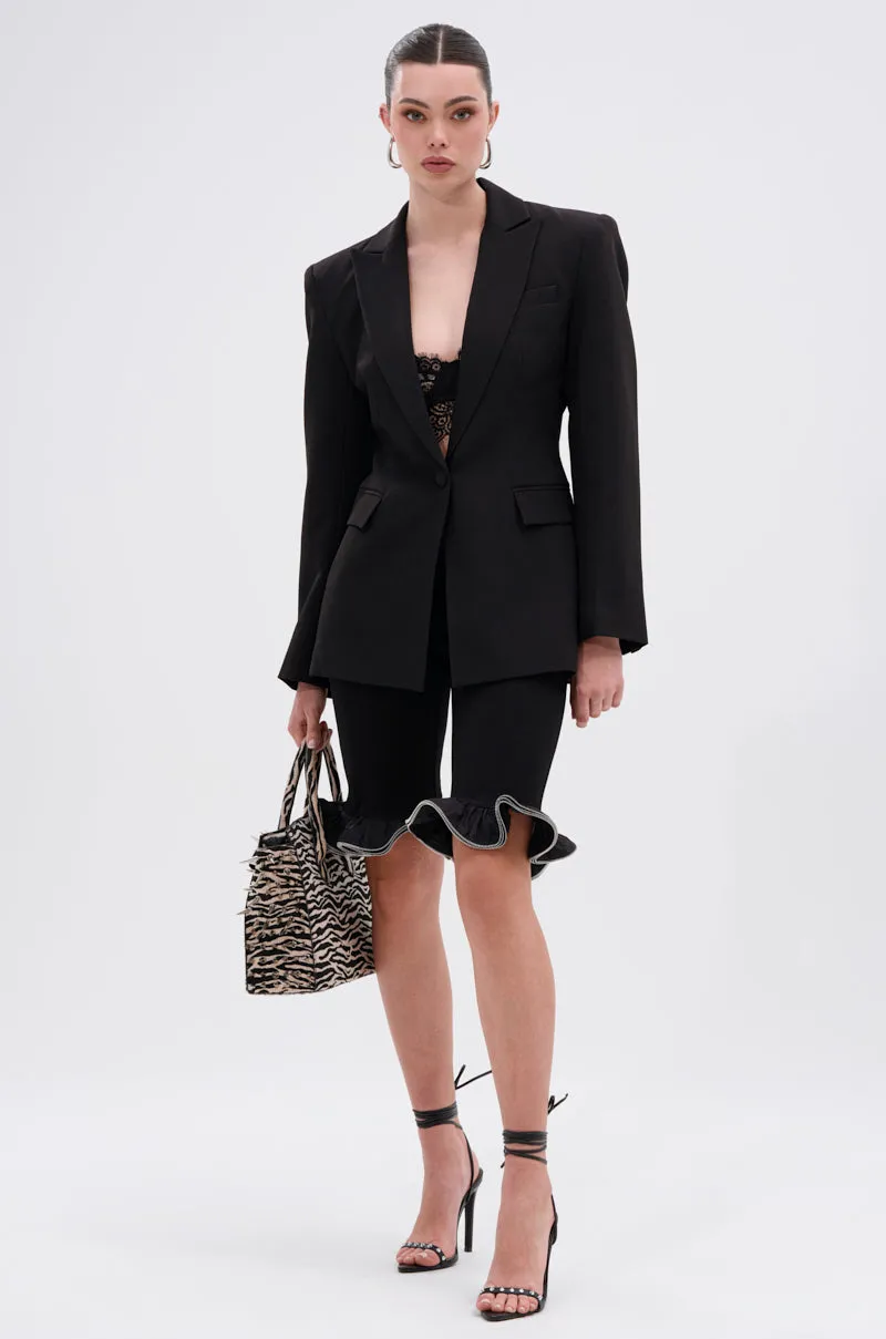 PERFECT FIT BLAZER IN BLACK sold by AKIRA product image thumbnail 5