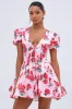 WILL YOU TAKE THIS ROSE SATIN MINI DRESS sold by AKIRA