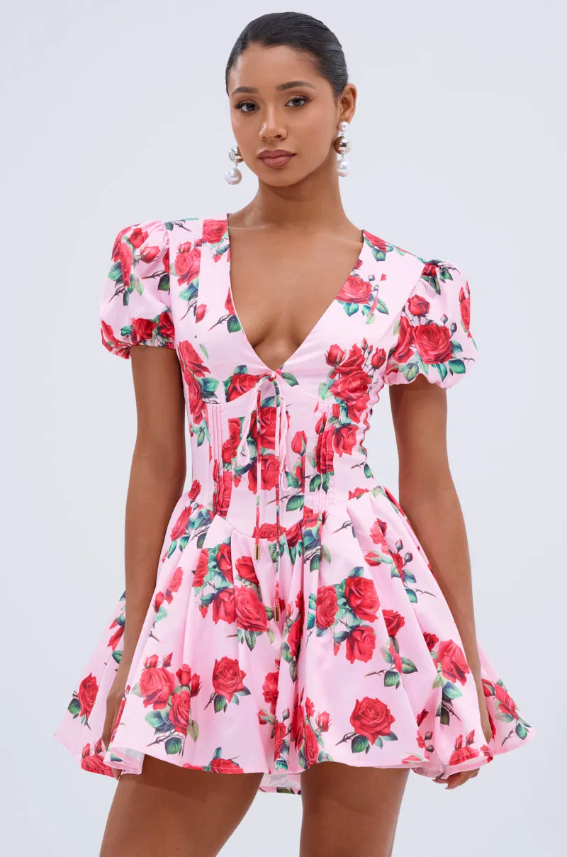 WILL YOU TAKE THIS ROSE SATIN MINI DRESS sold by AKIRA product image thumbnail 2