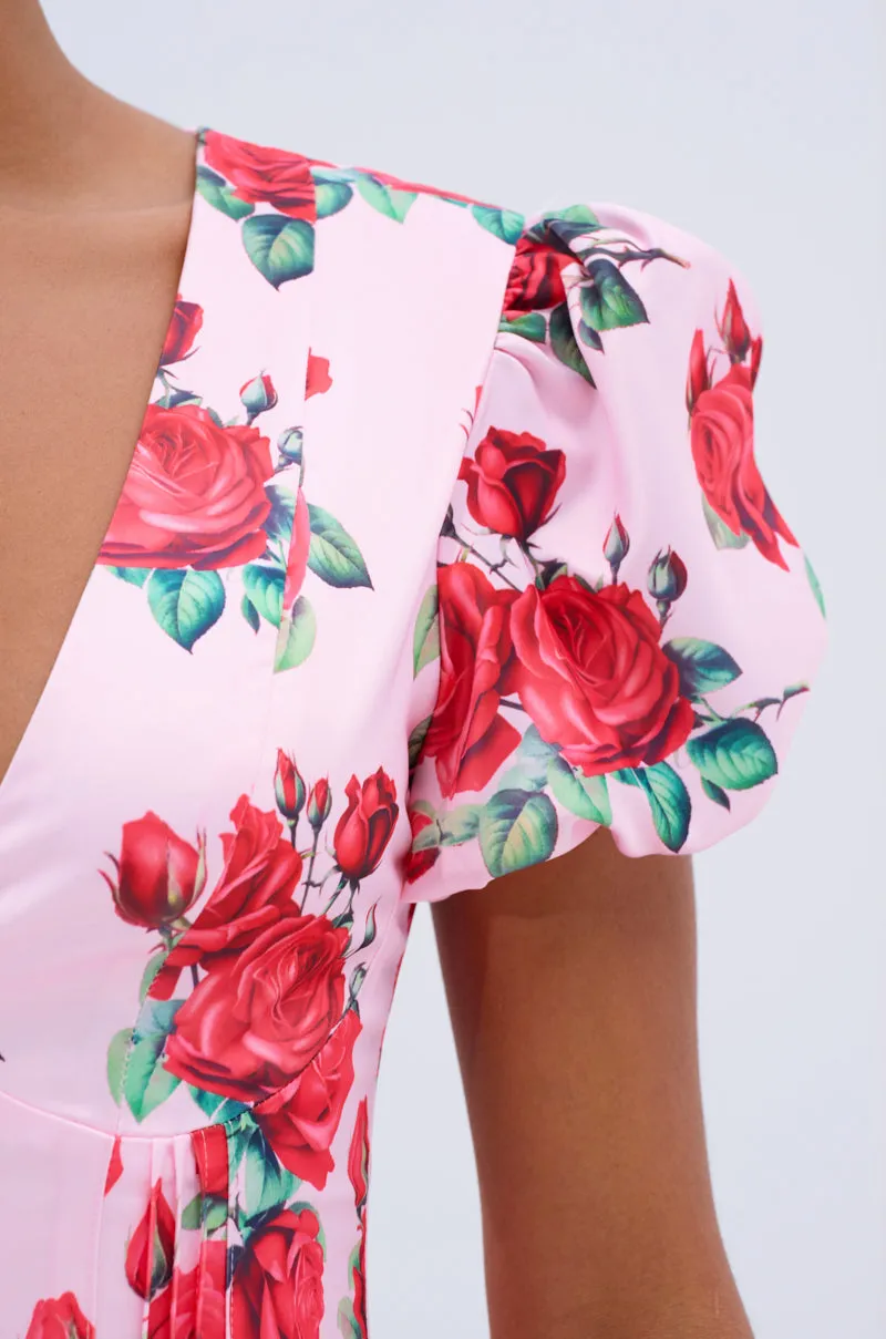 WILL YOU TAKE THIS ROSE SATIN MINI DRESS sold by AKIRA product image thumbnail 5