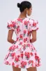 WILL YOU TAKE THIS ROSE SATIN MINI DRESS sold by AKIRA