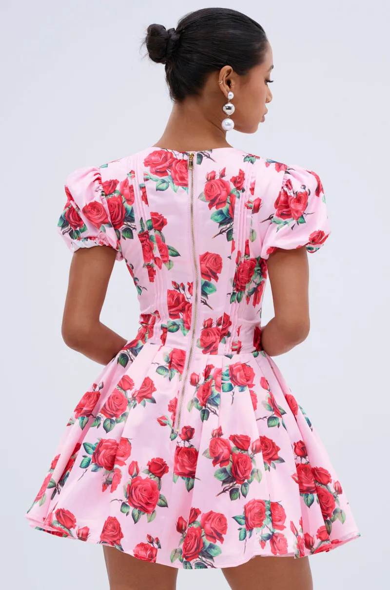 WILL YOU TAKE THIS ROSE SATIN MINI DRESS sold by AKIRA product image thumbnail 4