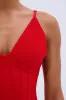 FELT CUTE RUFFLE BANDAGE MINI DRESS sold by AKIRA