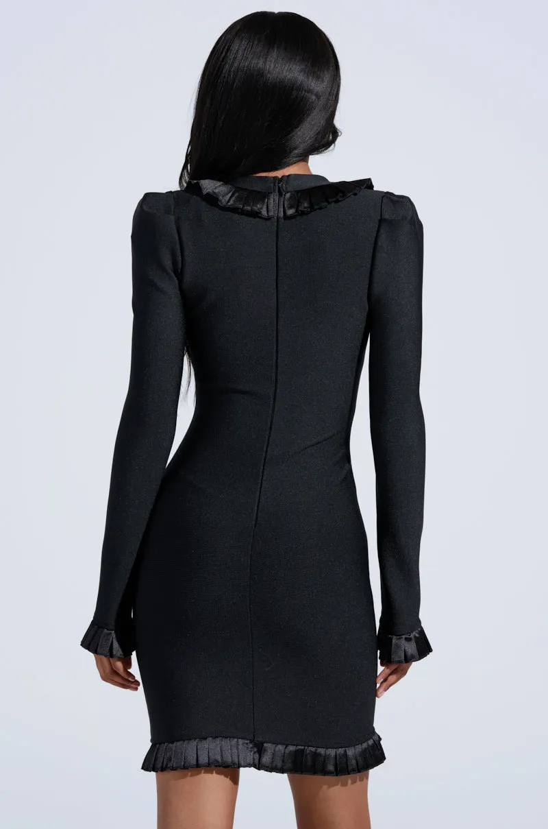 SAKURA BANDAGE RUFFLE MINI DRESS sold by AKIRA product image thumbnail 4