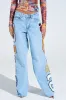 GOOD LUCK PATCH DENIM sold by AKIRA