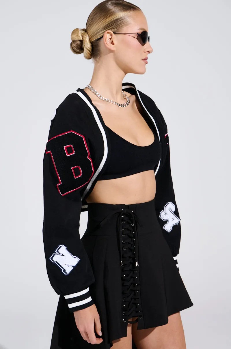 TEAM PLAYER DENIM SHRUG sold by AKIRA product image thumbnail 5