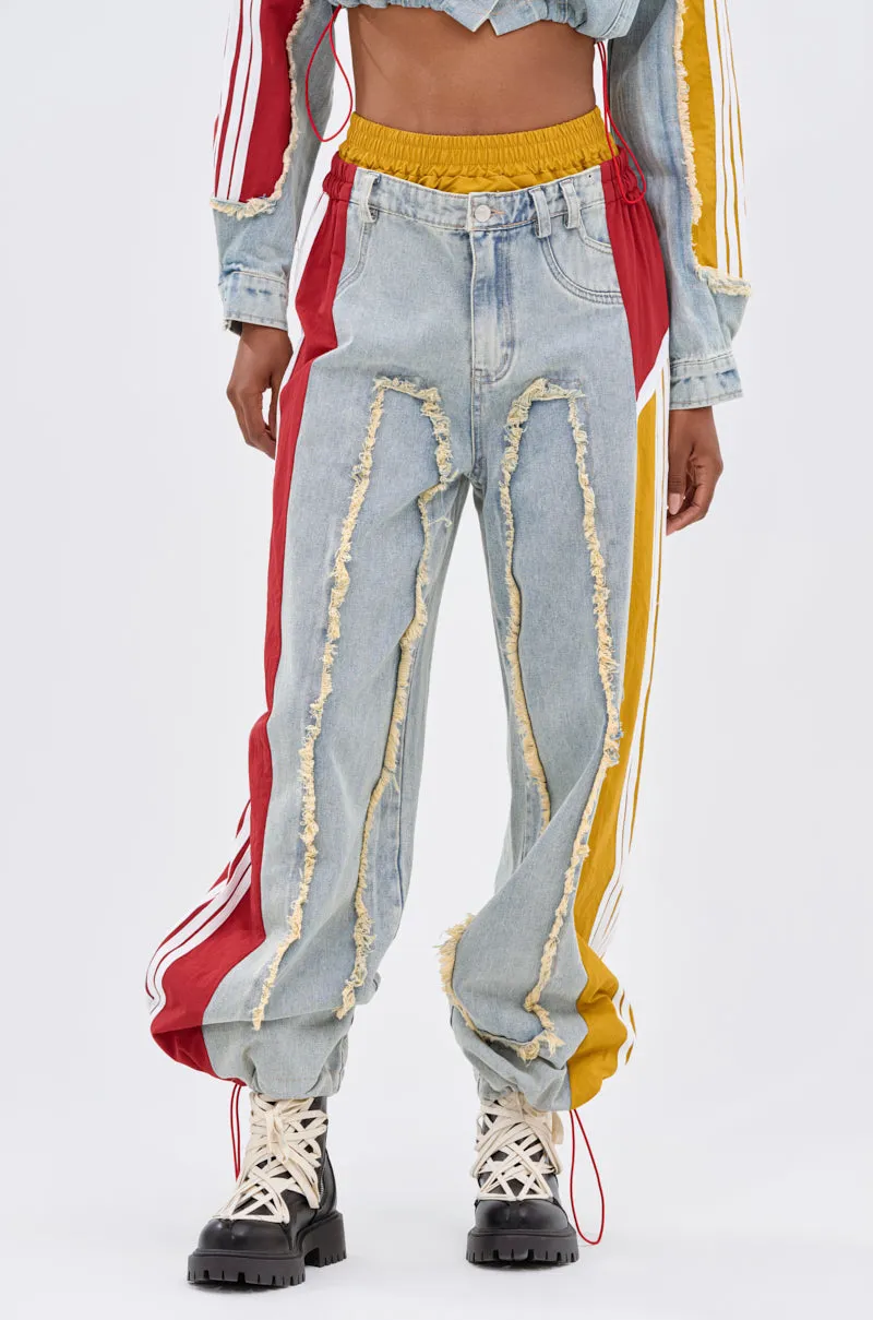 ALL AROUND THE WORLD AGAIN RELAXED FIT DENIM sold by AKIRA product image thumbnail 3