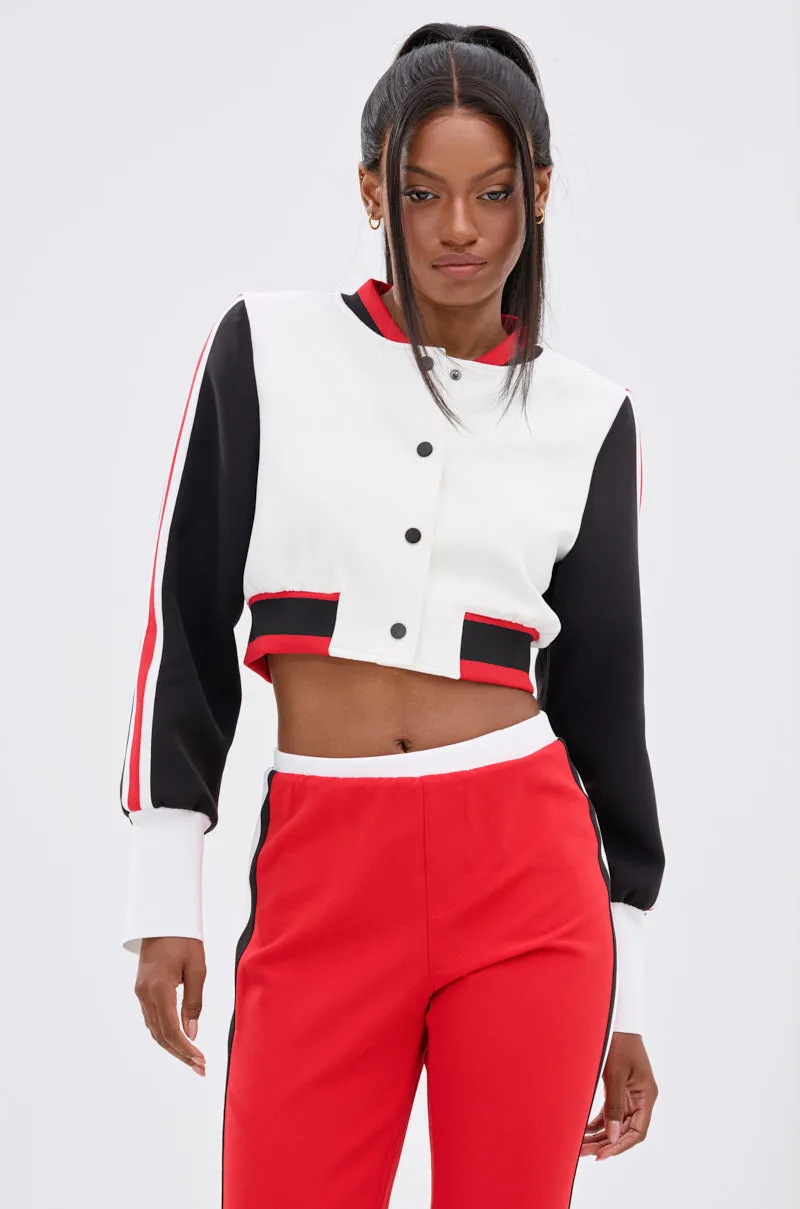 NEW RAYE CROPPED BOMBER sold by AKIRA product image thumbnail 4
