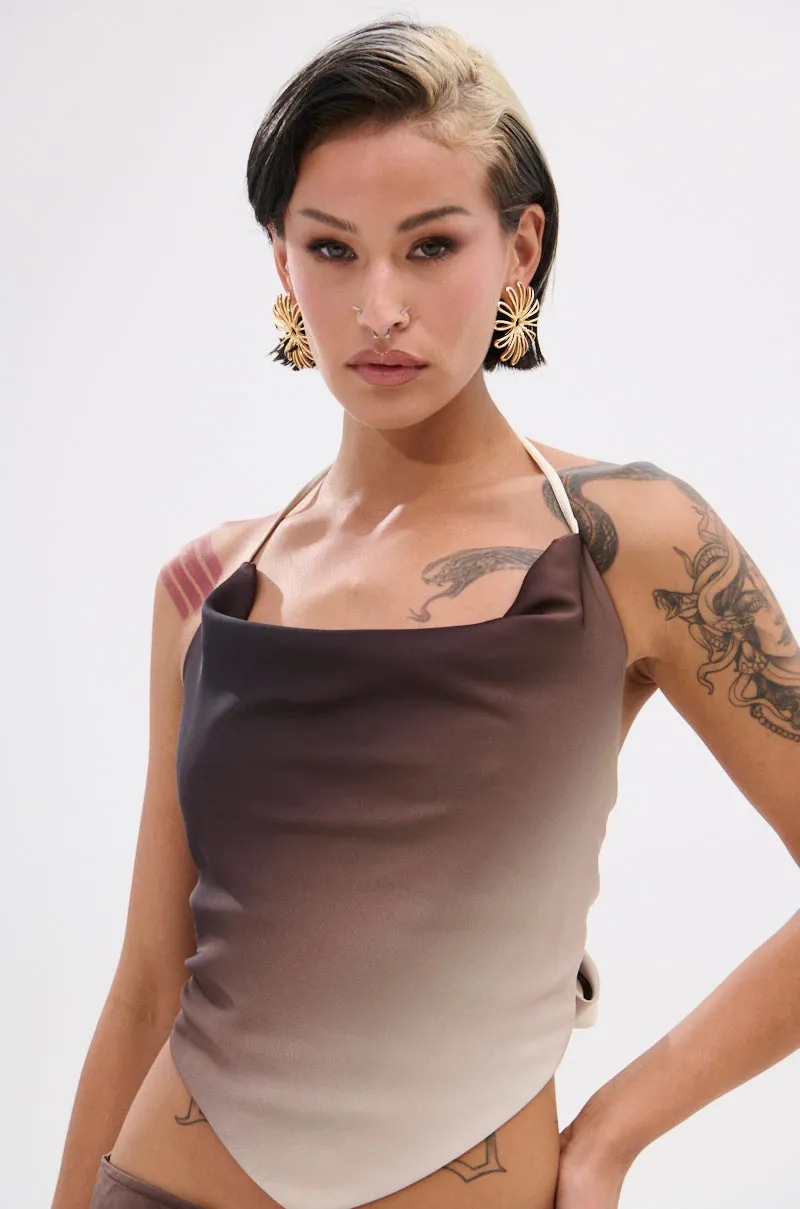 OUT FOR THE NIGHT HALTER TOP sold by AKIRA