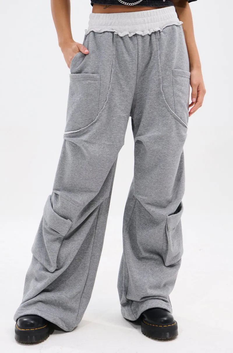 MAKING MOVES WIDE LEG JOGGER sold by AKIRA