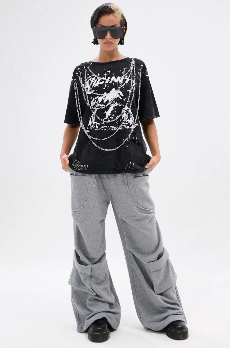 MAKING MOVES WIDE LEG JOGGER sold by AKIRA product image thumbnail 5