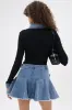 JULIETTE KNIT DENIM MINI DRESS sold by AKIRA