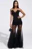 KYLIE MESH FLARE PANT sold by AKIRA