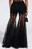 KYLIE MESH FLARE PANT sold by AKIRA