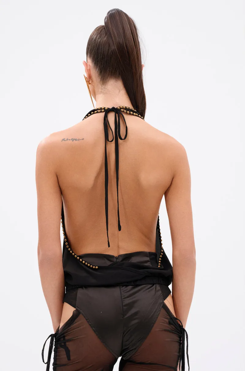 GENIE IN A BOTTLE HALTER TOP sold by AKIRA product image thumbnail 4