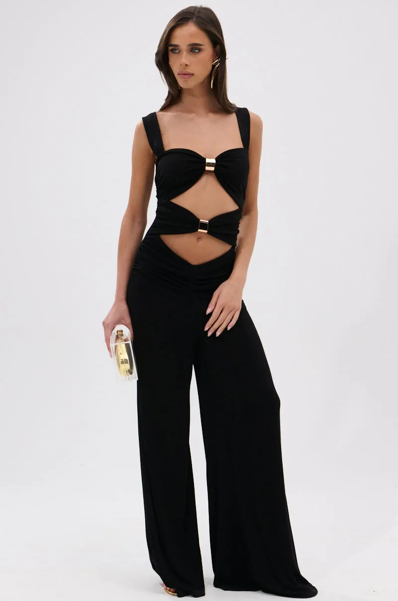 FOR EVERY OCCASION SLINKY JUMPSUIT IN BLACK sold by AKIRA product image thumbnail 3