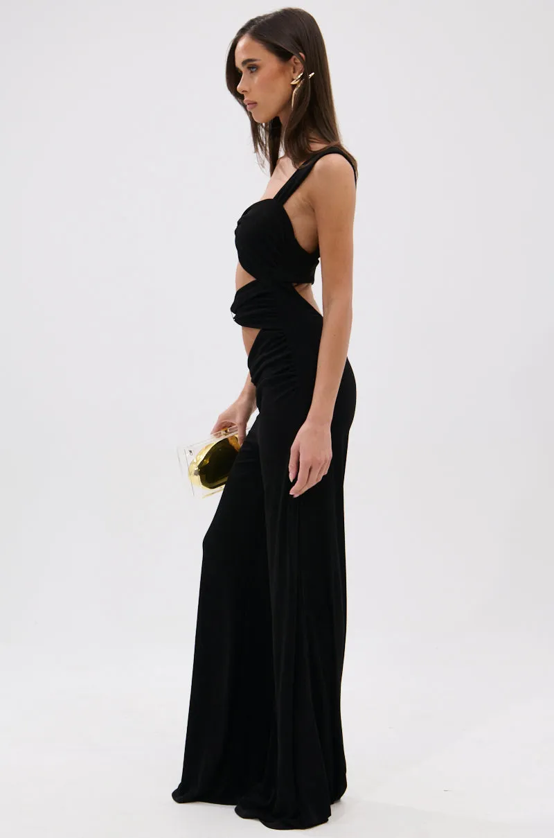 FOR EVERY OCCASION SLINKY JUMPSUIT IN BLACK sold by AKIRA product image thumbnail 5