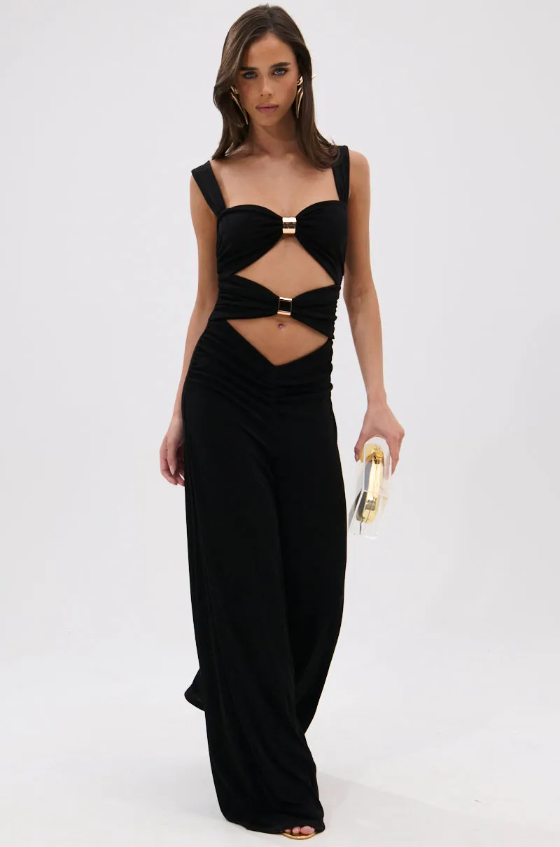 FOR EVERY OCCASION SLINKY JUMPSUIT IN BLACK sold by AKIRA product image thumbnail 4