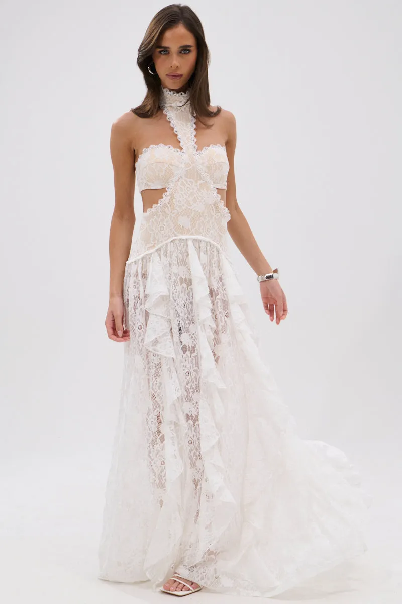 KYLA LACE MAXI DRESS sold by AKIRA product image thumbnail 3