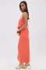 KNOT MY PROBLEM SATIN MIDI DRESS sold by AKIRA