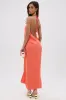 KNOT MY PROBLEM SATIN MIDI DRESS sold by AKIRA