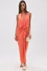 KNOT MY PROBLEM SATIN MIDI DRESS sold by AKIRA