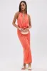 KNOT MY PROBLEM SATIN MIDI DRESS sold by AKIRA