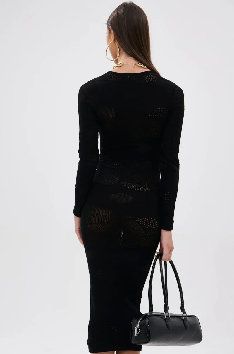 TAKE CARE SEAMLESS MIDI DRESS sold by AKIRA product image thumbnail 3