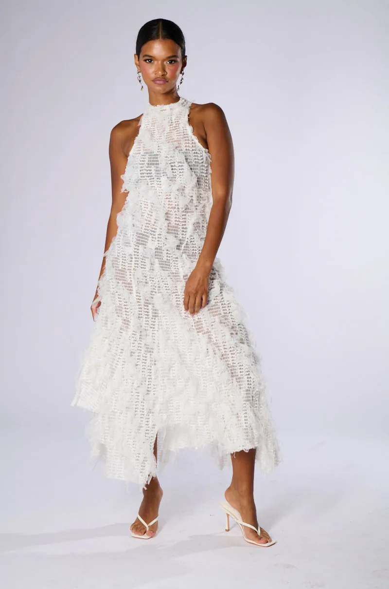 IT FACTOR MESH MAXI DRESS IN WHITE sold by AKIRA product image thumbnail 2
