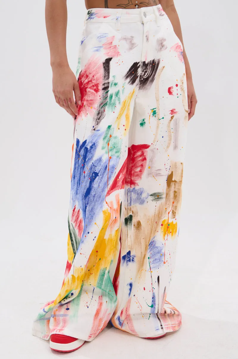 PAINTED ON RELAXED DENIM PANT sold by AKIRA product image thumbnail 3