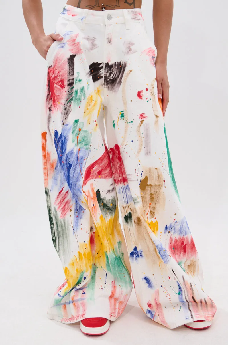 PAINTED ON RELAXED DENIM PANT sold by AKIRA product image thumbnail 2