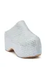 AZALEA WANG ROMESCO BLING FLATFORM CLOG IN GREY sold by AKIRA