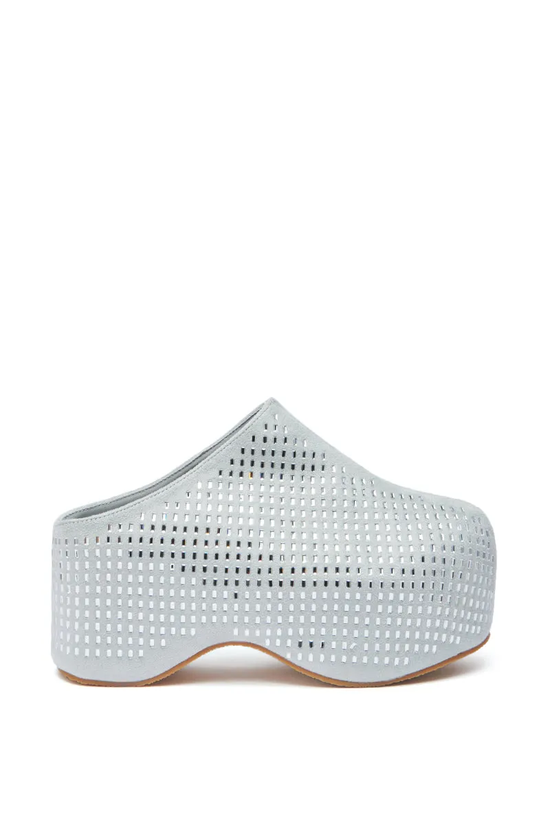 AZALEA WANG ROMESCO BLING FLATFORM CLOG IN GREY sold by AKIRA product image thumbnail 4