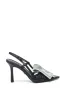 AZALEA WANG BENJAMINS BLACK NEW MONEY SANDAL sold by AKIRA
