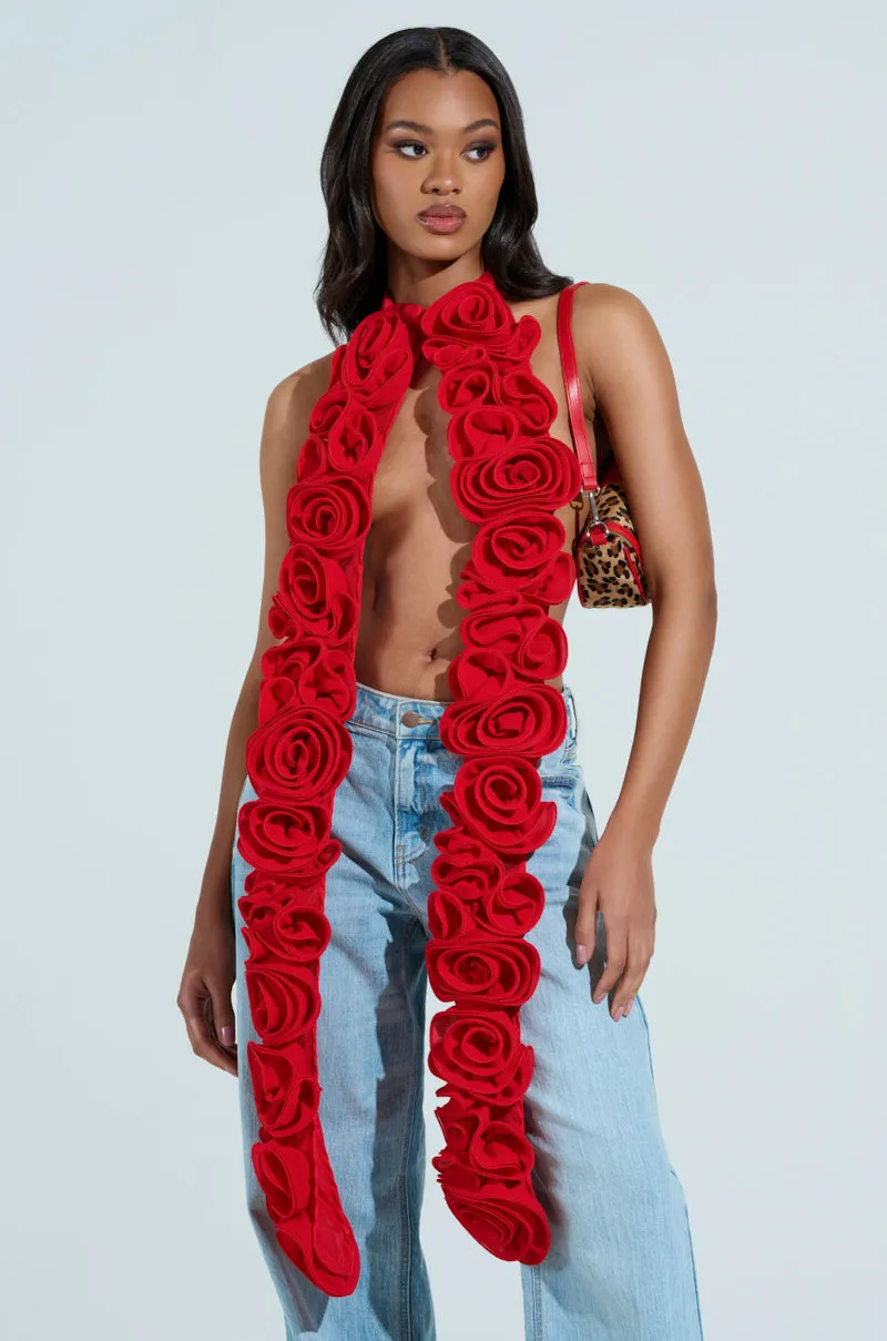 EXTREME LENGTHS ROSE NECKLACE sold by AKIRA