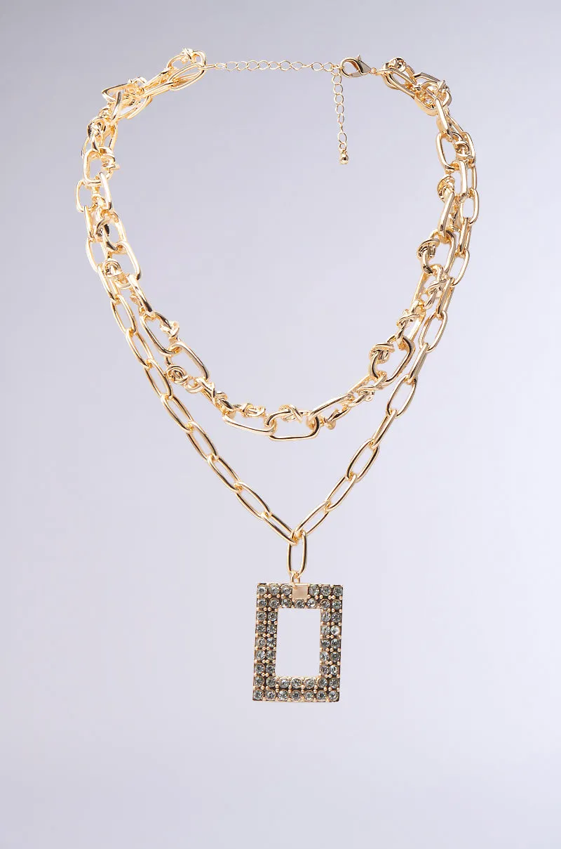 LUXE LIFE GOLD NECKLACE sold by AKIRA product image thumbnail 3