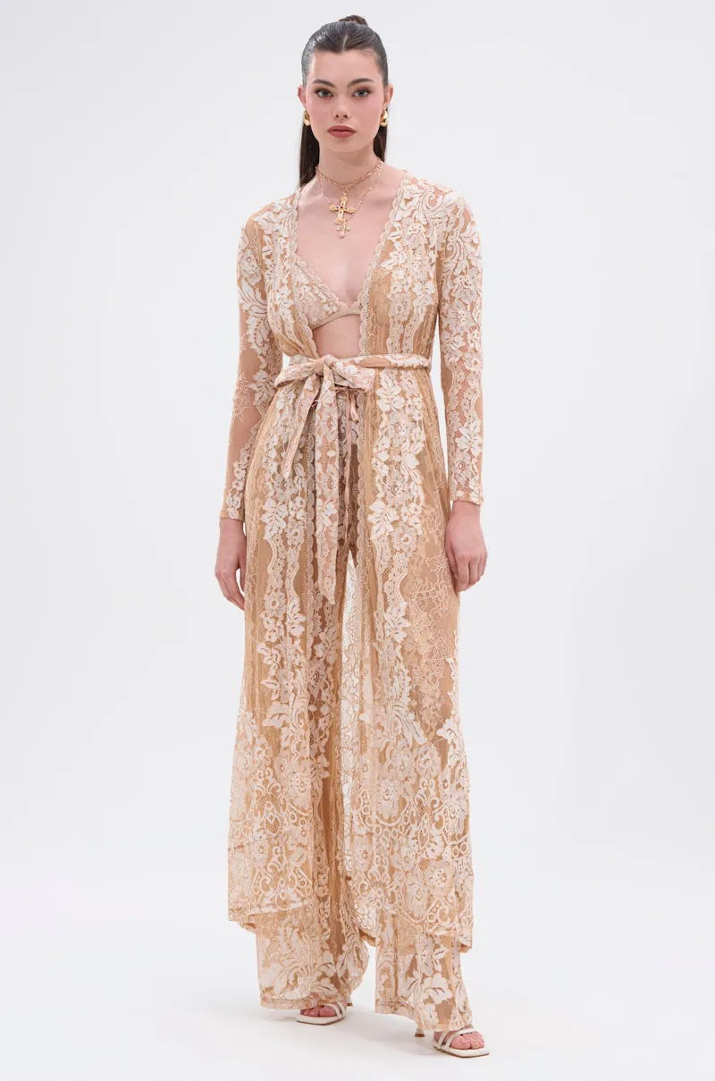 RESORT VIBES LONG LACE CARDIGAN sold by AKIRA