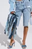 ULTIMATE INSPO SHREDDED DENIM PURSE sold by AKIRA