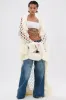 BORN LIKE THIS FRINGE DETAIL LONG CARDIGAN sold by AKIRA
