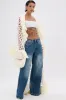BORN LIKE THIS FRINGE DETAIL LONG CARDIGAN sold by AKIRA