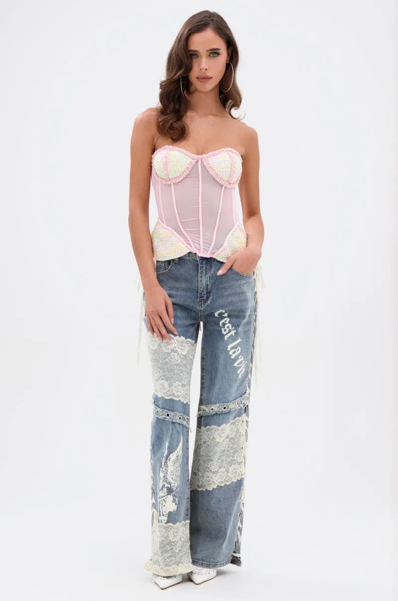 GOING PLACES CORSET WITH TWEED sold by AKIRA product image thumbnail 5