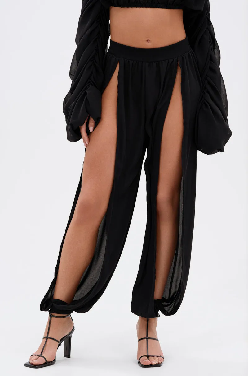 COOL WITH ME JOGGER WITH FRONT SLITS sold by AKIRA product image thumbnail 4