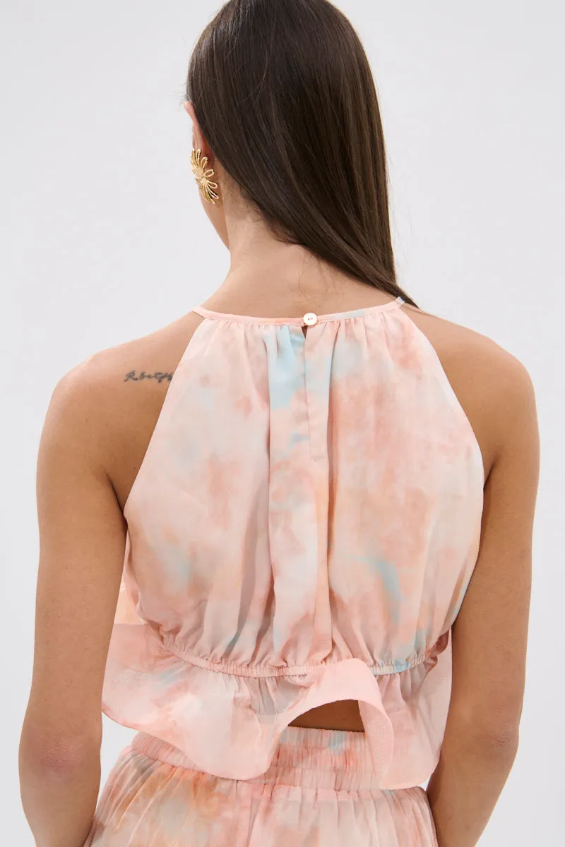 COLORFUL SKY OMBRE BLOUSE sold by AKIRA product image thumbnail 5