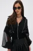 CHOOSE YOUR FIGHTER MESH INSERT BOMBER sold by AKIRA