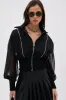 CHOOSE YOUR FIGHTER MESH INSERT BOMBER sold by AKIRA