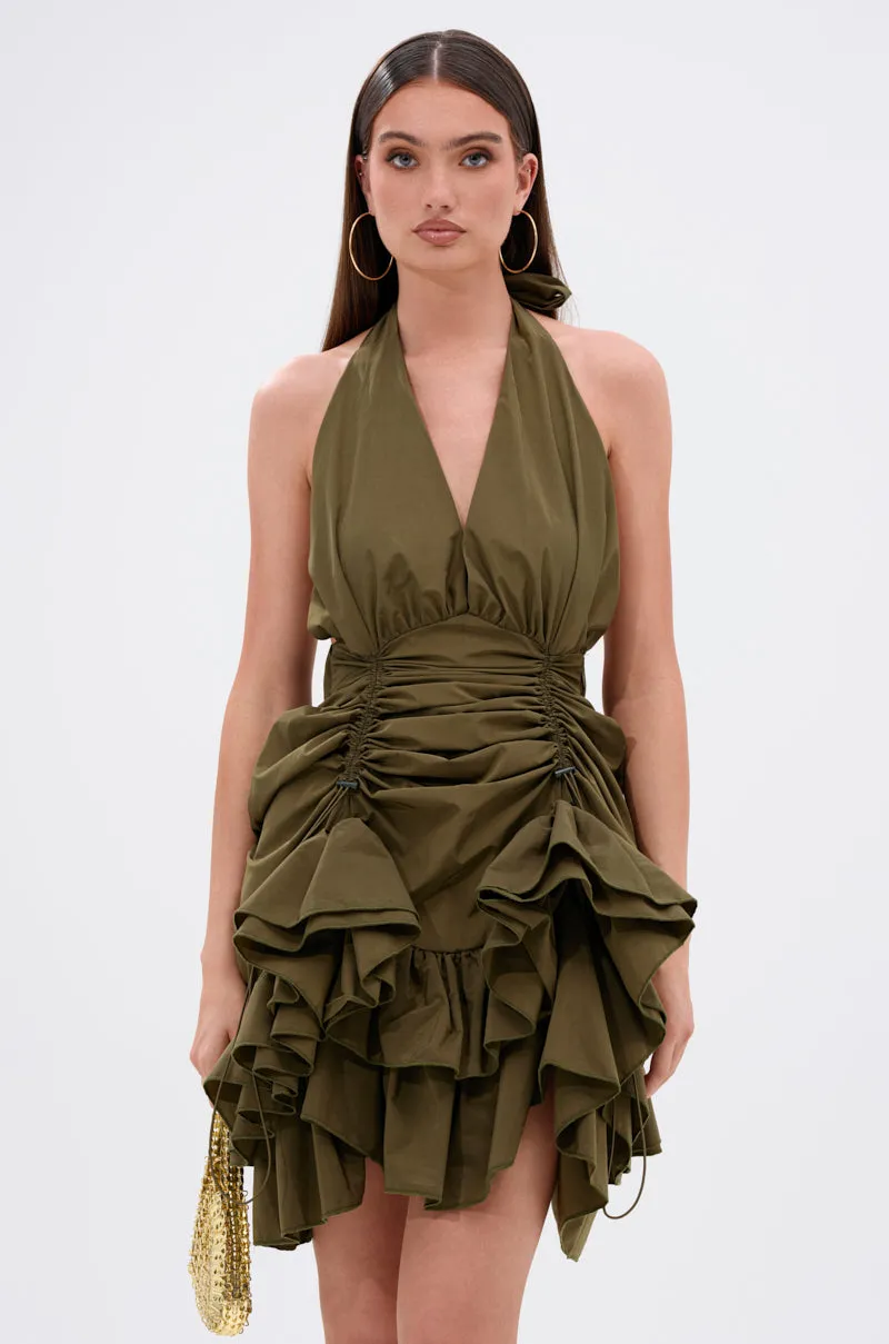 COOL GIRLS CLUB RUCHED MINI DRESS sold by AKIRA product image thumbnail 5