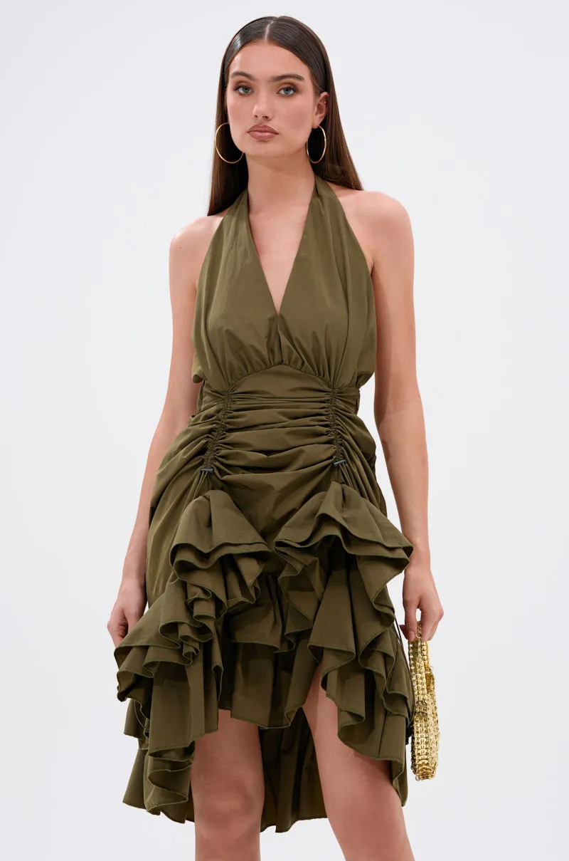 COOL GIRLS CLUB RUCHED MINI DRESS sold by AKIRA product image thumbnail 4
