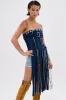 GOT A LOT GOING ON DENIM CORSET sold by AKIRA