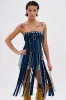 GOT A LOT GOING ON DENIM CORSET sold by AKIRA